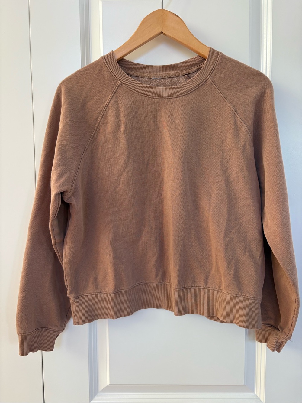 Crewneck Neutral Sweatshirt - Brown Gap Small